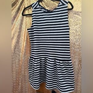 Forever 21 Navy and White Striped Top